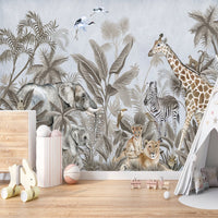 Thumbnail for Papier Peint Animaux <br/> Safari Enchanté