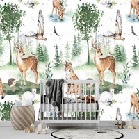 Thumbnail for Papier Peint Animaux <br/> Forêt pour Enfant