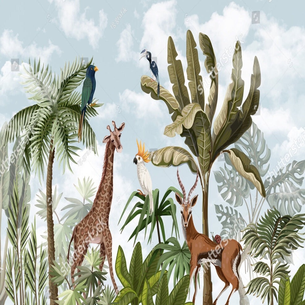 Décoration Chambre Enfant Jungle | Le Petit Intissé