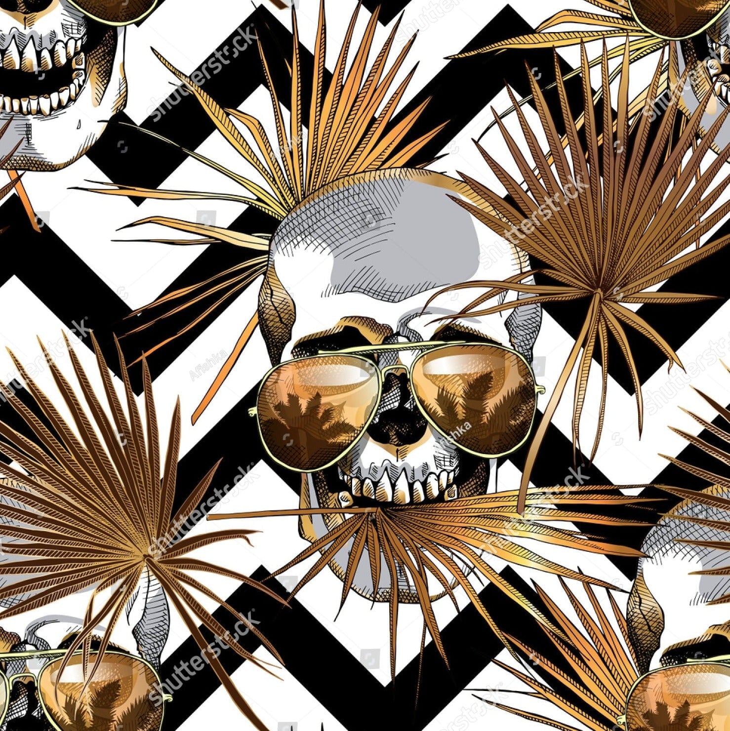 Déco Murale Tête de Mort | Le Petit Intissé