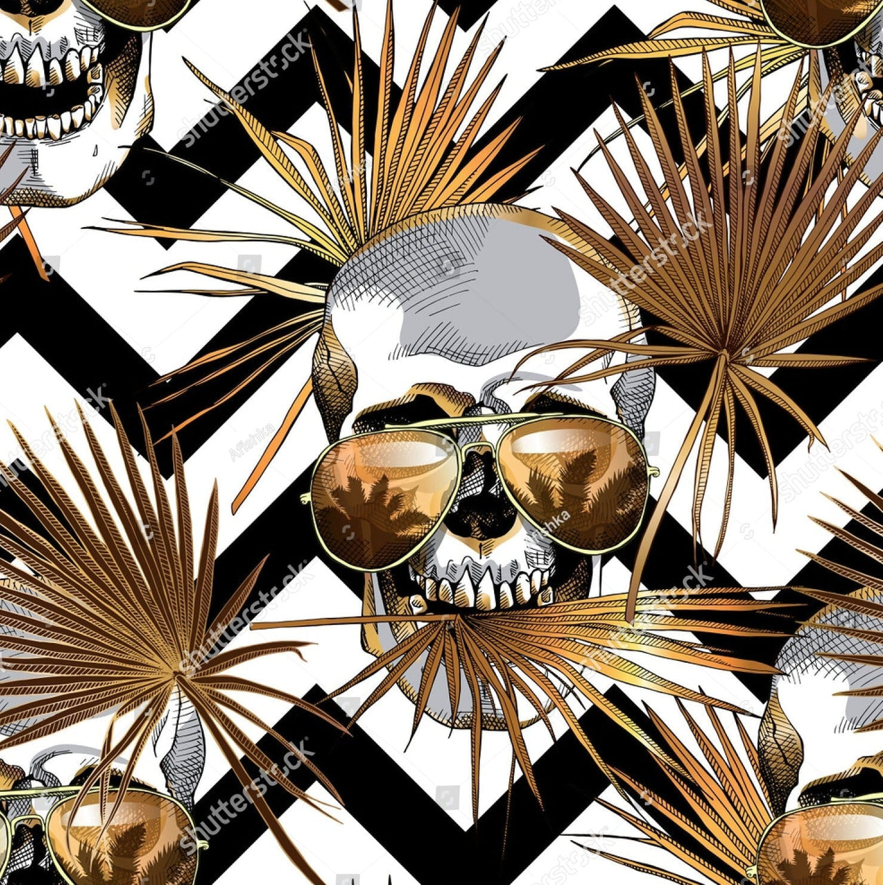 Déco Murale Tête de Mort | Le Petit Intissé