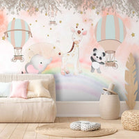 Thumbnail for Papier Peint Enfant Couleur Pastel | Le Petit Intissé