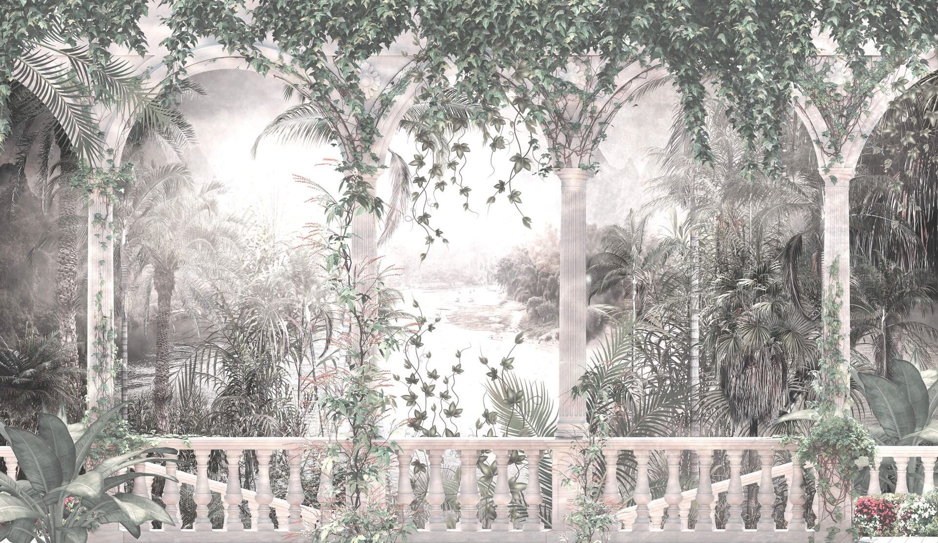 Papier Peint Foret Panoramique | Le Petit Intissé