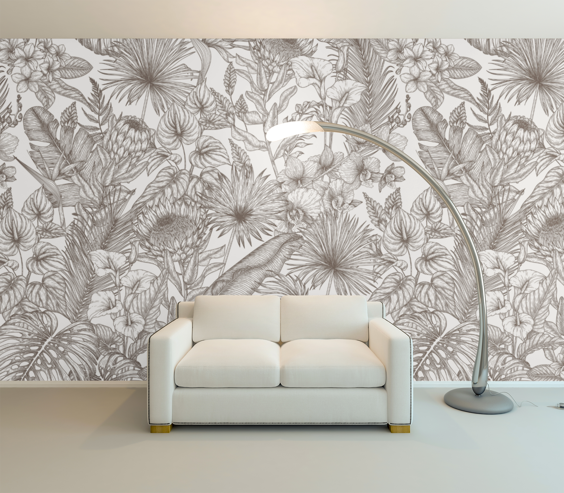 Papier Peint Mural Chambre Adulte | Le Petit Intissé