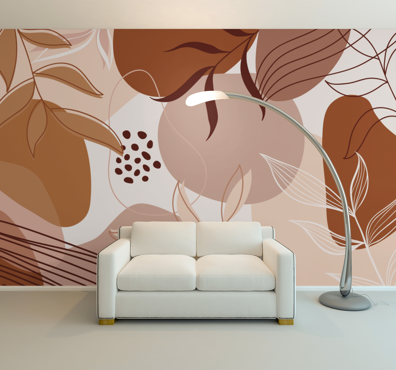 Papier Peint Terracotta Motif | Le Petit Intissé