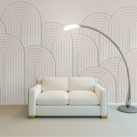 Papier Peint Beige avec Motif | Le Petit Intissé