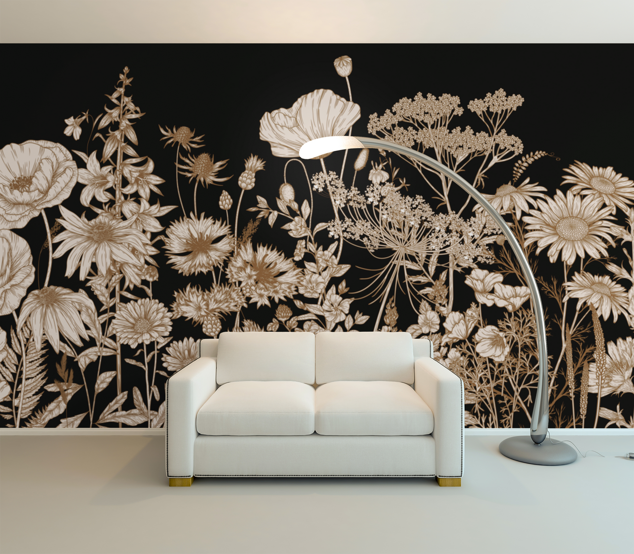 Papier Peint Chambre Adulte Noir | Le Petit Intissé