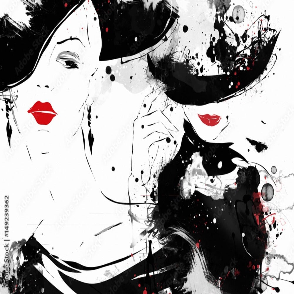 Papier Peint Tête de Femme | Le Petit Intissé