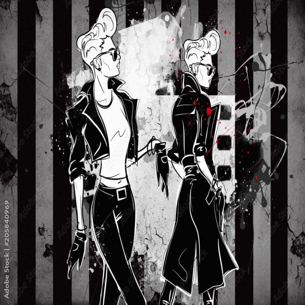 Papier Peint Mode Femme | Le Petit Intissé