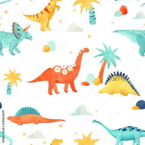 Décoration Dinosaure Chambre Garçon | Le Petit Intissé