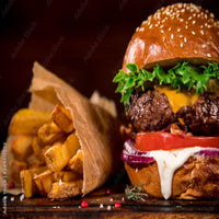 Thumbnail for Papier Peint 3D Burger | Le Petit Intissé