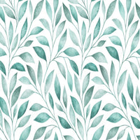 Thumbnail for Chambre Papier Peint Feuillage Vert | Le Petit Intissé