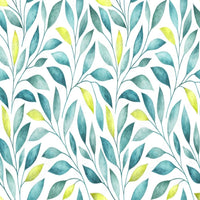 Thumbnail for Papier Peint Feuillage Vert et Jaune | Le Petit Intissé