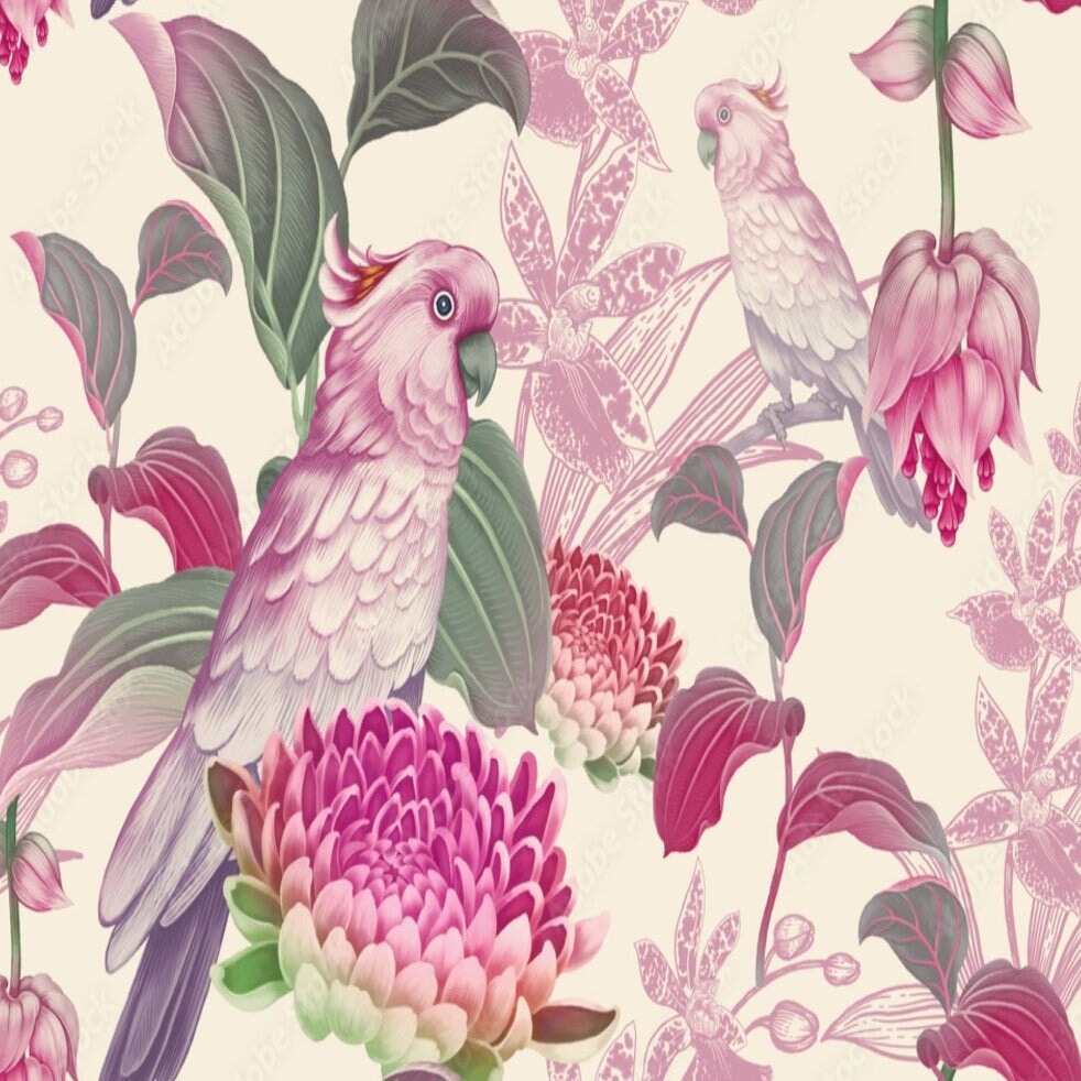 Décoration Tropicale Perroquet | Le Petit Intissé