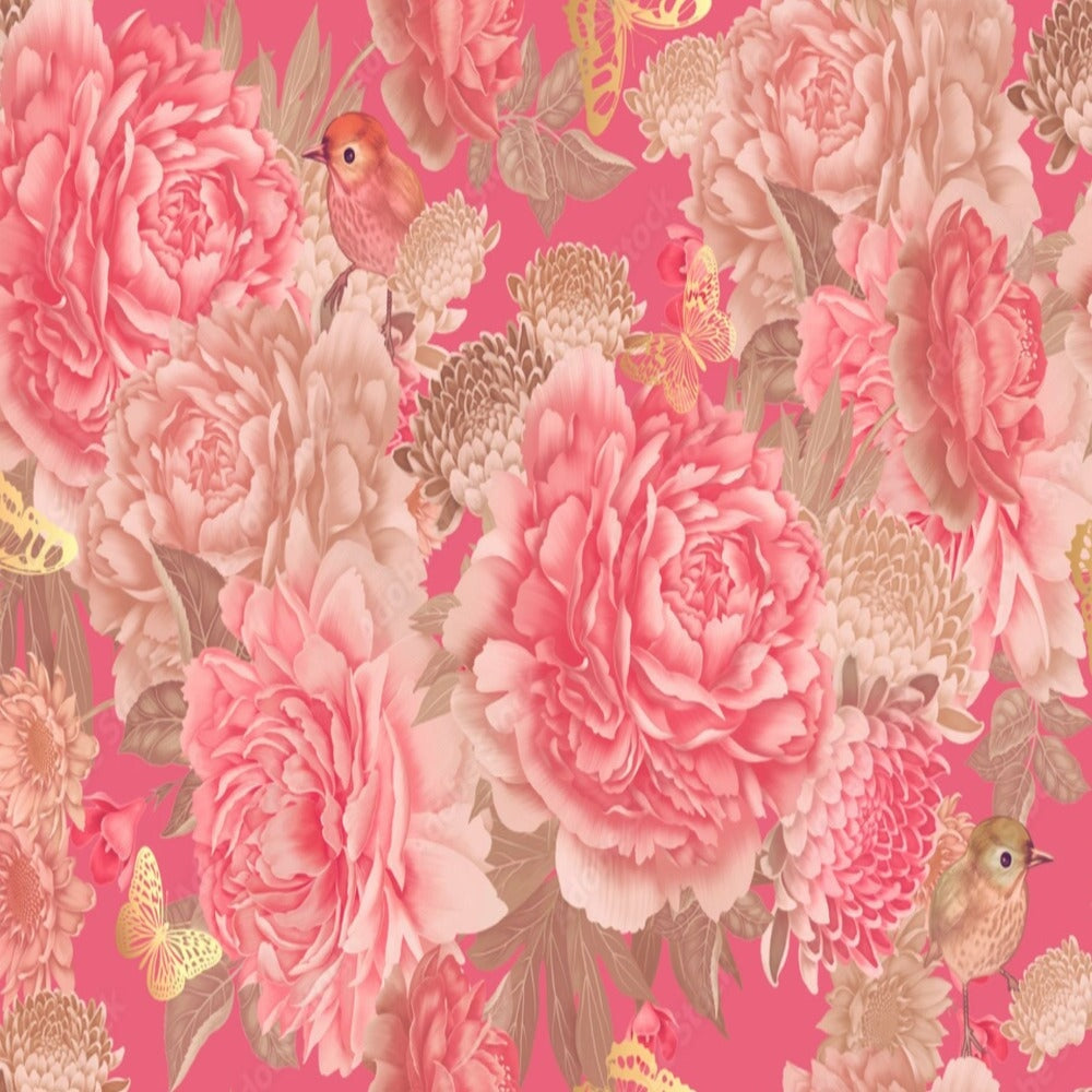 Papier Peint Fleur Bohême | Le Petit Intissé