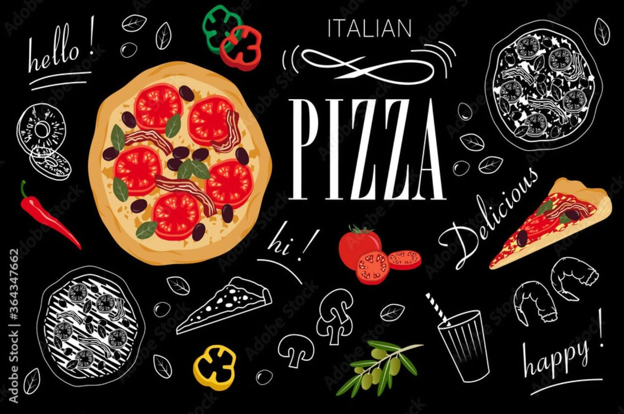 Papier Peint Pizzeria | Le Petit Intissé