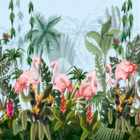 Thumbnail for Jungle Flamant Rose | Le Petit Intissé