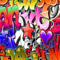 Thumbnail for Papier Peint Graffiti <br/> Cœur Fille