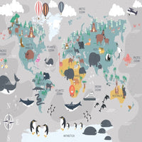 Thumbnail for Planisphère Monde Déco | Le Petit Intissé