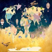 Thumbnail for Déco Chambre Mappemonde | Le Petit Intissé