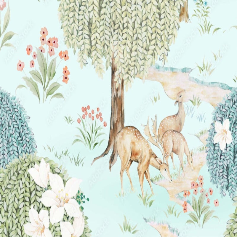 Papier Peint Animaux Cerf | Le Petit Intissé