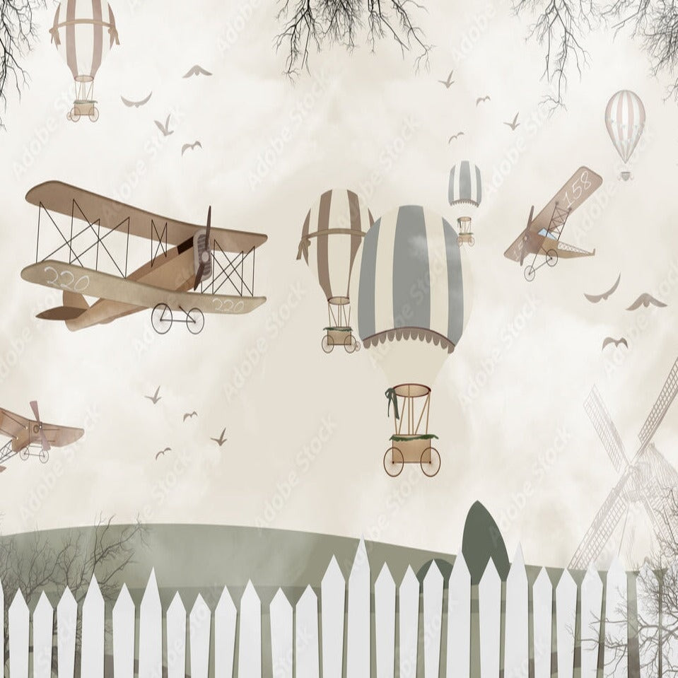 Papier Peint Bébé Beige | Le Petit Intissé