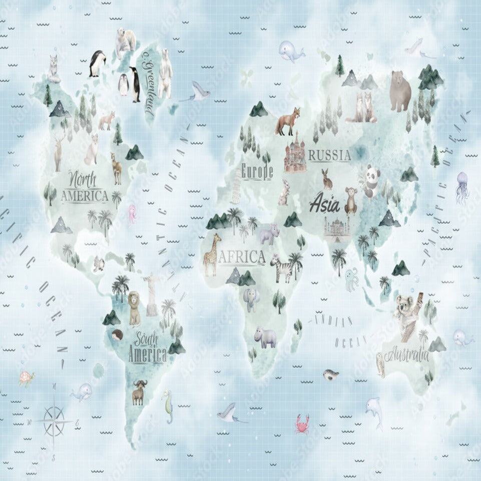 Tapisserie Map | Le Petit Intissé