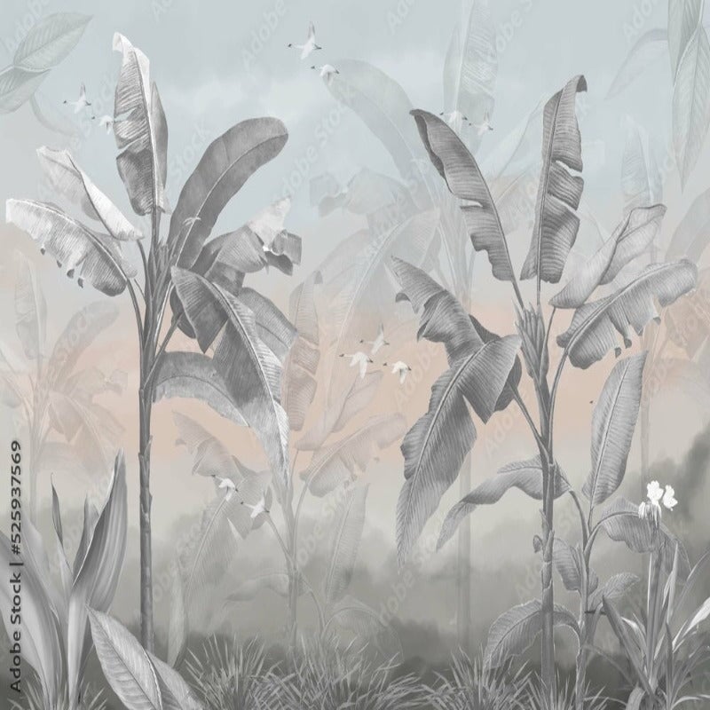 Papier Peint Tête de Lit Tropical | Le Petit Intissé