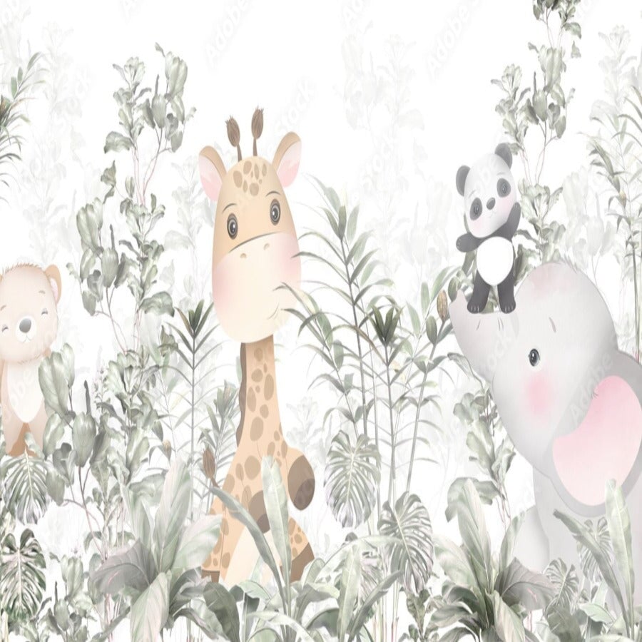 Papier Peint Tropical Bébé | Le Petit Intissé