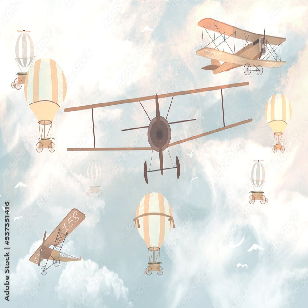 Avion Décoration Chambre | Le Petit Intissé