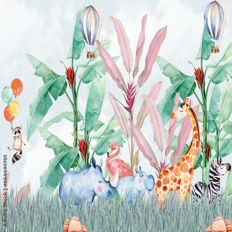 Décoration Tropicale Chambre Bébé | Le Petit Intissé