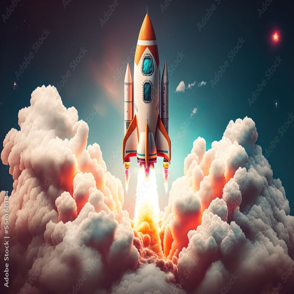 Décoration Murale Fusée | Le Petit Intissé