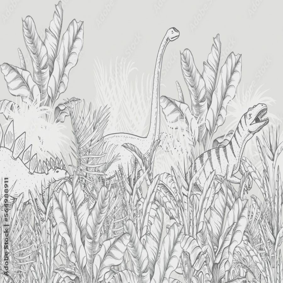 Décoration Chambre Bébé Garçon Dinosaure | Le Petit Intissé