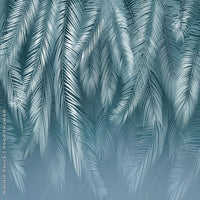 Thumbnail for Papier Peint Feuillage Bleu | Le Petit Intissé