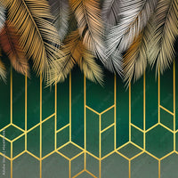 Thumbnail for Papier Peint Vert Doré | Le Petit Intissé