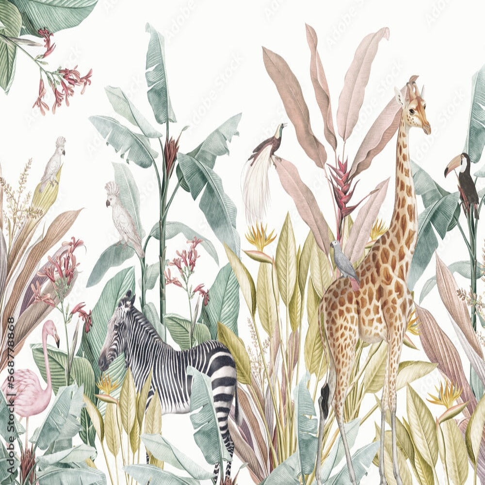 Papier Jungle Animaux | Le Petit Intissé