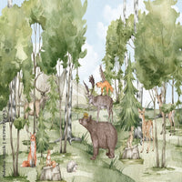 Thumbnail for Le Papier Peint Animaux Forêt | Le Petit Intissé