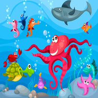 Thumbnail for Papier Peint Poulpe | Le Petit Intissé