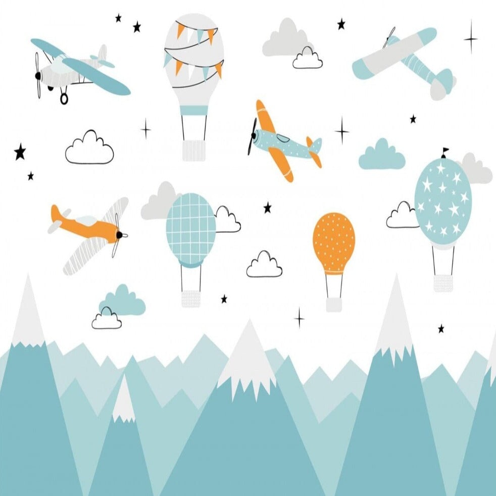 Papier Peint Panoramique Bébé Garçon | Le Petit Intissé