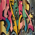 Papier Peint Motif Graffiti | Le Petit Intissé