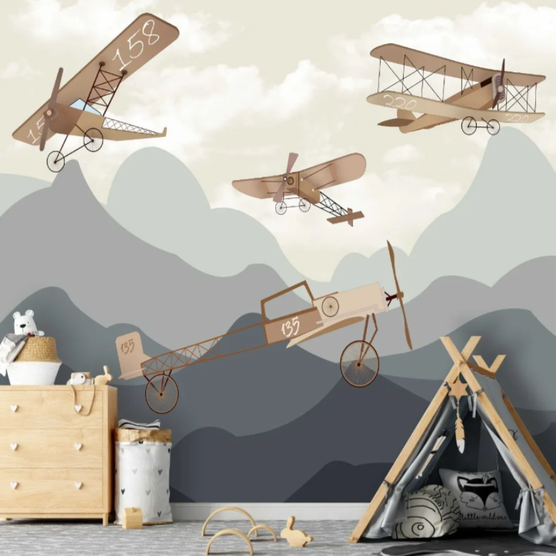 Avion Déco Murale | Le Petit Intissé