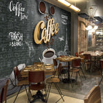 Papier Peint Coffee Shop | Le Petit Intissé