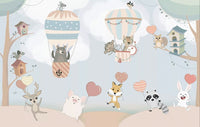 Thumbnail for Papier Peint Animaux <br/> Fresque Joyeuse