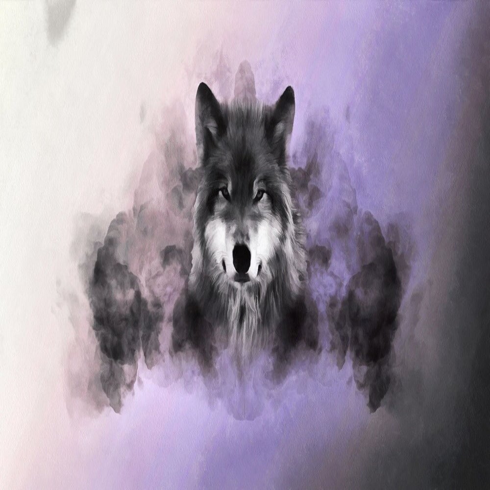 Papier Peint Panoramique Loup | Le Petit Intissé