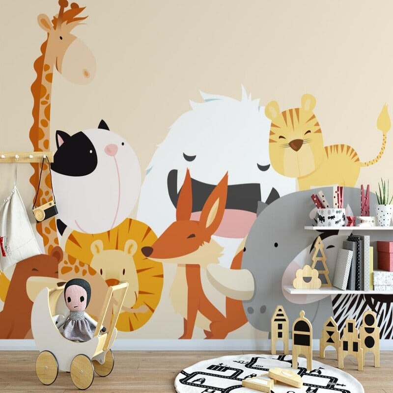 Lès Papier Peint Animaux | Le Petit Intissé