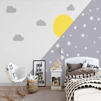 Thumbnail for Papier Peint Etoile Gris | Le Petit Intissé