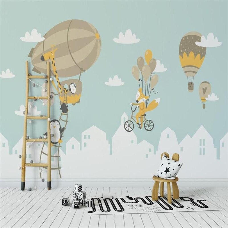 Papier Peint Animaux Pastel | Le Petit Intissé