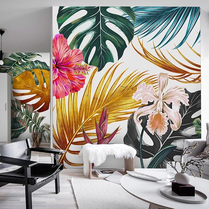 Papier Peint Tropical Panoramique | Le Petit Intissé