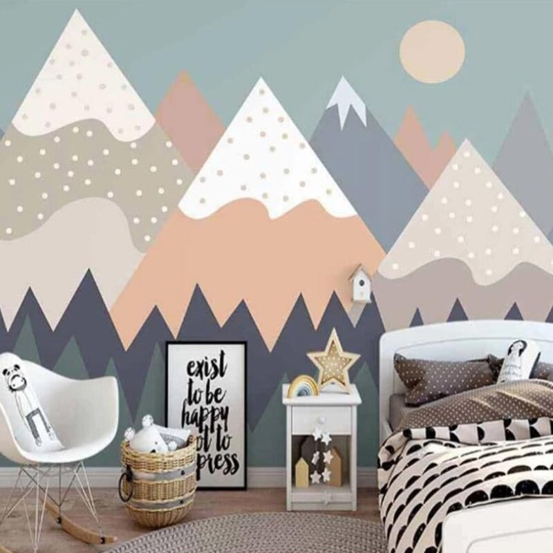 Papier Peint Thème Montagne | Le Petit Intissé