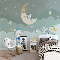 Thumbnail for Papier Peint Vert d'eau Chambre | Le Petit Intissé
